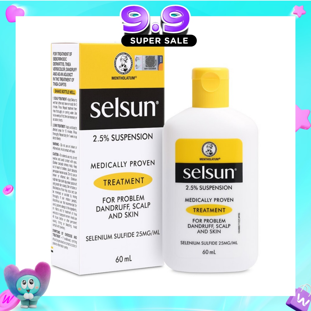 2.5% Anti Dandruff Suspension Shampoo (Medically Proven Treatment For Problem Dandruff, Scalp And Skin) 60ml image