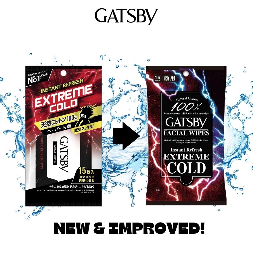 GATSBY Facial Paper Super Refresh Type O 15s | Face | Watsons