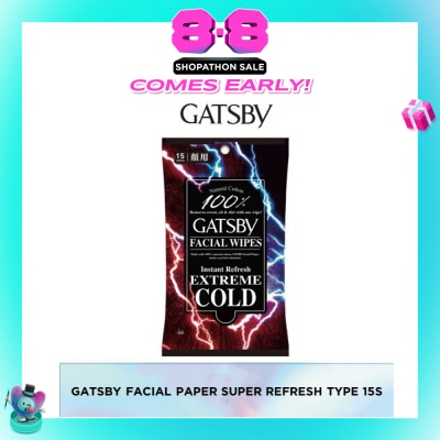 GATSBY - Facial Paper Super Refresh Type O 15s