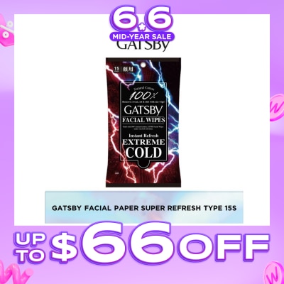 GATSBY - Facial Paper Super Refresh Type O 15 sheets