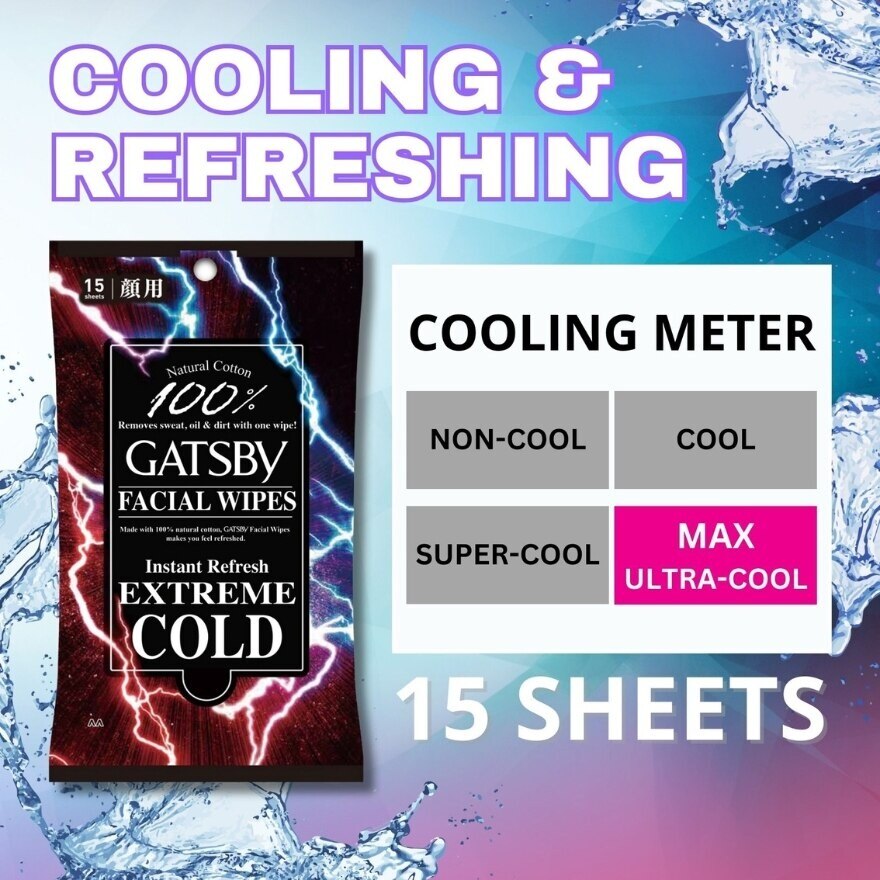 GATSBY Facial Paper Super Refresh Type O 15s | Face | Watsons