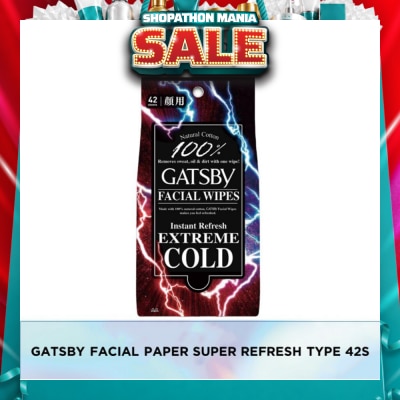GATSBY - Facial Paper S Refresh 42 Sheets