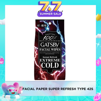 GATSBY - Facial Paper S Refresh 42 Sheets