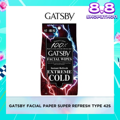 GATSBY Facial Wipes Super Refresh-Type 42s
