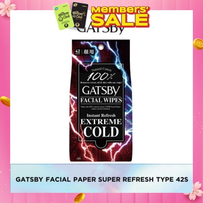 GATSBY [CNY] Facial Paper S Refresh 42 Sheets