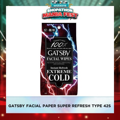 GATSBY - Facial Paper S Refresh 42 Sheets