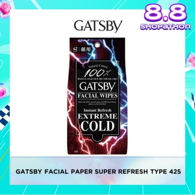 GATSBY Facial Wipes Super Refresh-Type 42s