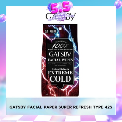 GATSBY - Facial Paper S Refresh 42 Sheets