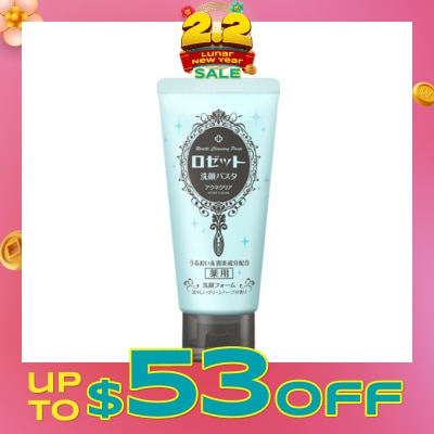 ROSETTE Face Wash Acne Clear (For Oily And Acne Prone Skin, Teenage Skin. Perfect For Fighting Inflammation And Preventing Future Breakouts) 120g