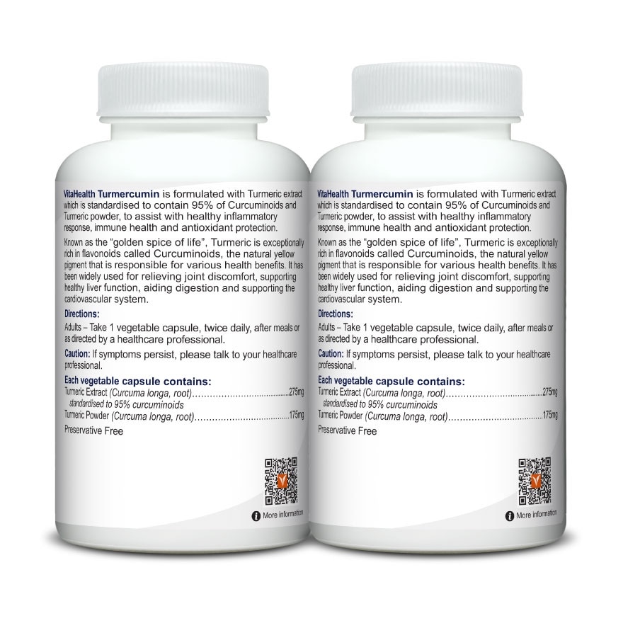 Turmercumin Vegetable Capsule 60s x 2