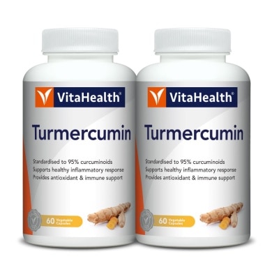 VITAHEALTH - Turmercumin Vegetable Capsule 60s x 2