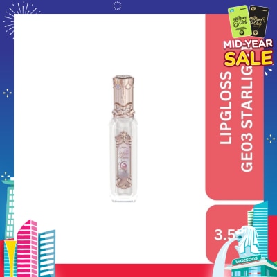 FLOWER KNOWS Moonlight Mermaid (Jewelry Lip Gloss) Ge03 Starlight Bubble, Weightless, Non Greasy Finish 3.5ml