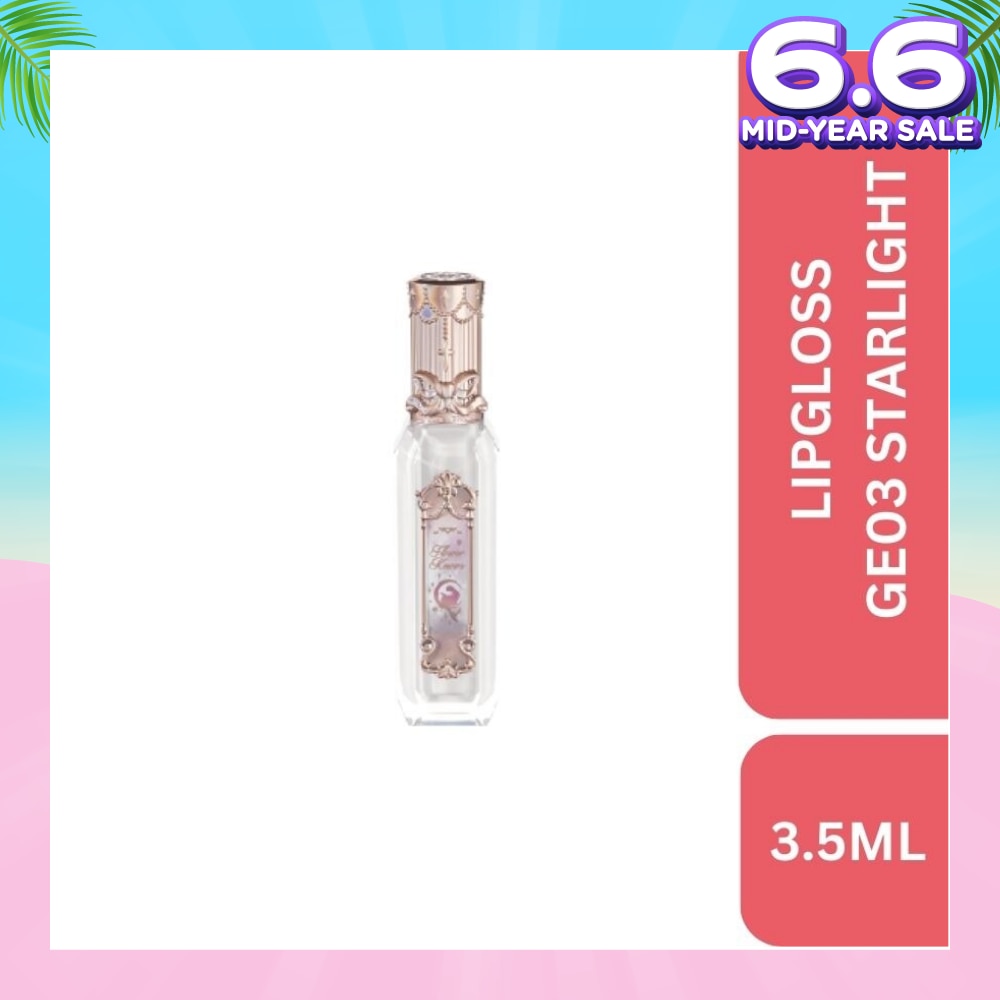 Moonlight Mermaid (Jewelry Lip Gloss) Ge03 Starlight Bubble, Weightless, Non Greasy Finish 3.5ml