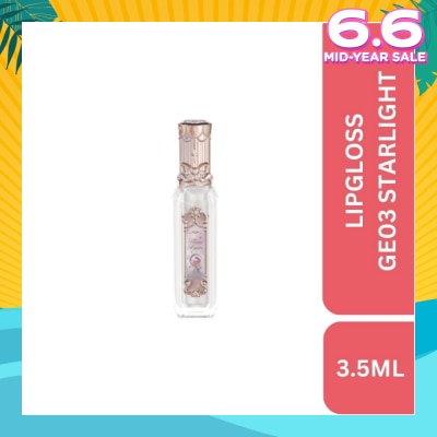 FLOWER KNOWS Moonlight Mermaid (Jewelry Lip Gloss) Ge03 Starlight Bubble, Weightless, Non Greasy Finish 3.5ml