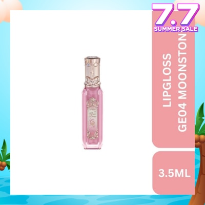 FLOWER KNOWS Moonlight Mermaid (Jewelry Lip Gloss) Ge04 Moon Stone, Weightless, Non Greasy Finish 3.5ml