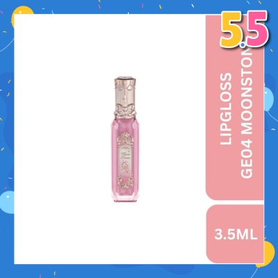 FLOWER KNOWS Moonlight Mermaid (Jewelry Lip Gloss) Ge04 Moon Stone, Weightless, Non Greasy Finish 3.5ml