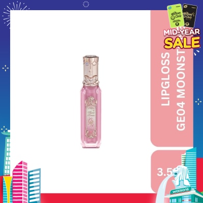 FLOWER KNOWS Moonlight Mermaid (Jewelry Lip Gloss) Ge04 Moon Stone, Weightless, Non Greasy Finish 3.5ml
