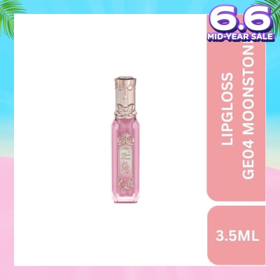 FLOWER KNOWS Moonlight Mermaid (Jewelry Lip Gloss) Ge04 Moon Stone, Weightless, Non Greasy Finish 3.5ml