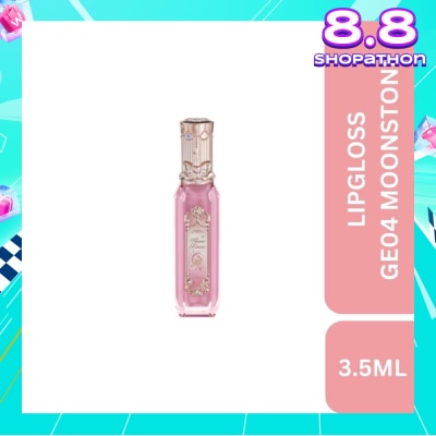 FLOWER KNOWS Moonlight Mermaid (Jewelry Lip Gloss) Ge04 Moon Stone, Weightless, Non Greasy Finish 3.5ml