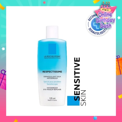 LA ROCHE-POSAY Respectissime Waterproof Eye Makeup Remover 125ml