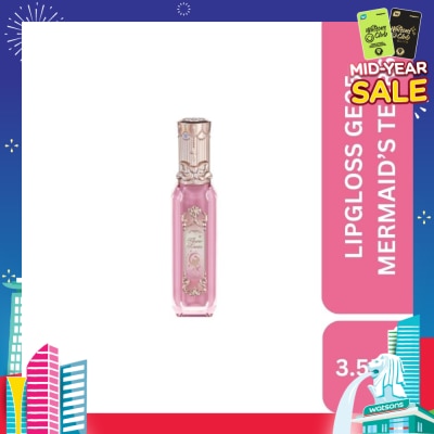 FLOWER KNOWS Moonlight Mermaid (Jewelry Lip Gloss) Ge05 Mermaids Tears, Weightless, Non Greasy Finish 3.5ml