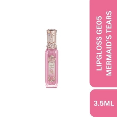 FLOWER KNOWS Moonlight Mermaid (Jewelry Lip Gloss) Ge05 Mermaids Tears, Weightless, Non Greasy Finish 3.5ml