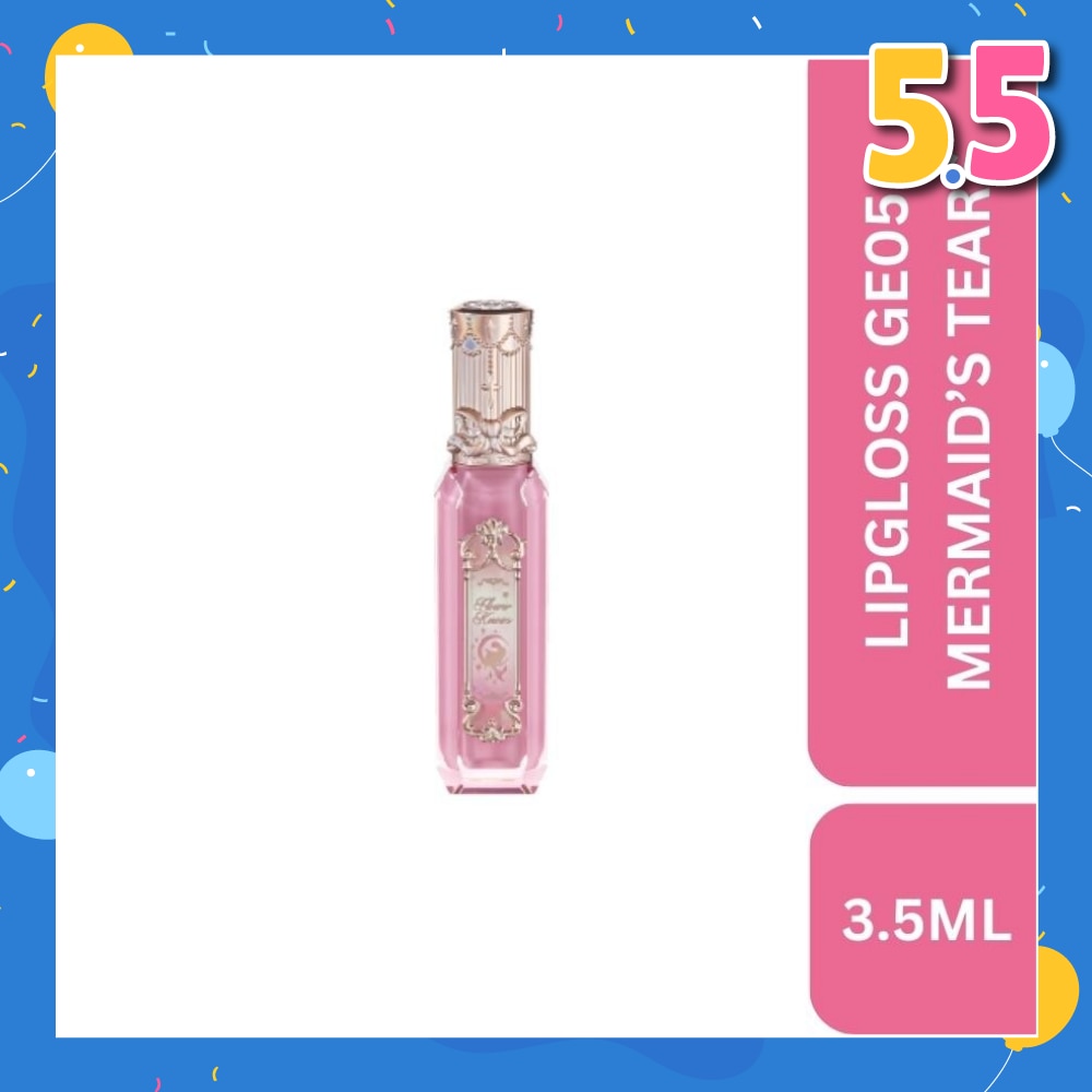 Moonlight Mermaid (Jewelry Lip Gloss) Ge05 Mermaids Tears, Weightless, Non Greasy Finish 3.5ml