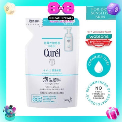CUREL - Intensive Moisture Care Foaming Facial Wash Refill 130ml