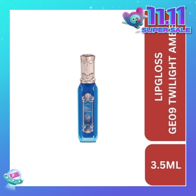 FLOWER KNOWS Moonlight Mermaid Jewellery Lip Gloss GE09 Twilight Amber 3.5ml (Expiry: May`2026)