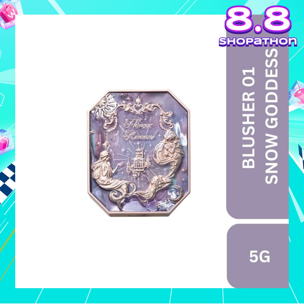 Moonlight Mermaid (Jewelry Gradient Blush) 01 Snow Goddess, A Cashmere Like Powder That Applies Smoothly And Effortlessly To Your Cheeks 5g