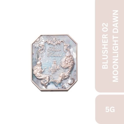 FLOWER KNOWS Moonlight Mermaid (Jewelry Gradient Blush) 02 Moonlight Dawn, A Cashmere Like Powder That Applies Smoothly And Effortlessly To Your Cheeks 5g