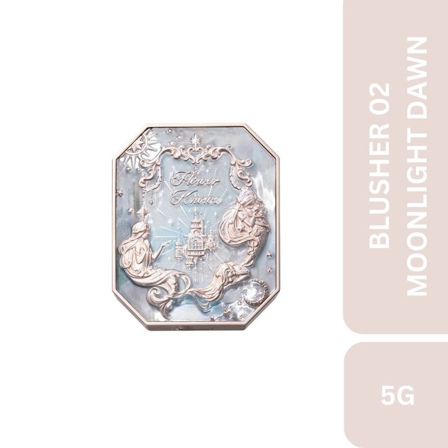 Moonlight Mermaid (Jewelry Gradient Blush) 02 Moonlight Dawn, A Cashmere Like Powder That Applies Smoothly And Effortlessly To Your Cheeks 5g