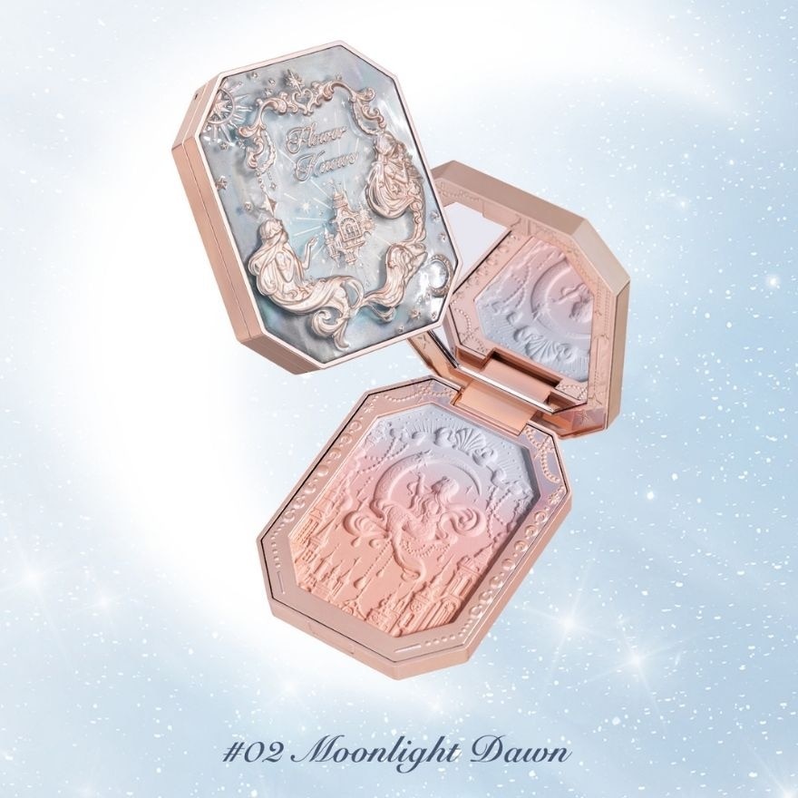 Moonlight Mermaid (Jewelry Gradient Blush) 02 Moonlight Dawn, A Cashmere Like Powder That Applies Smoothly And Effortlessly To Your Cheeks 5g