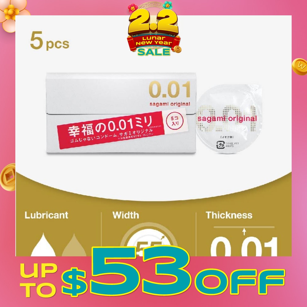Original 0.01 Pu Condom, Standard Size (The Average Thickness Of Just 0.018±0.008Mm, It Instantly Conveying The Warmth Of Your Partner's Skin For A More Natural Feel) 5s