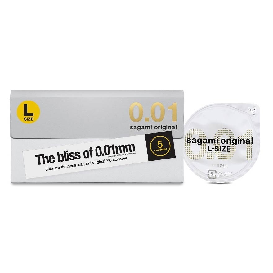 Original 0.01 PU condom, L Size (The Average Thickness Of Just 0.018±0.008Mm, It Instantly Conveying The Warmth Of Your Partner's Skin For A More Natural Feel) 5s