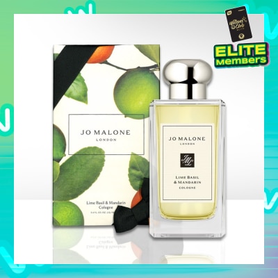 JO MALONE Lime Basil & Mandarin Cologne (A Modern Classic, Peppery Basil And Aromatic White Thyme) 100ml
