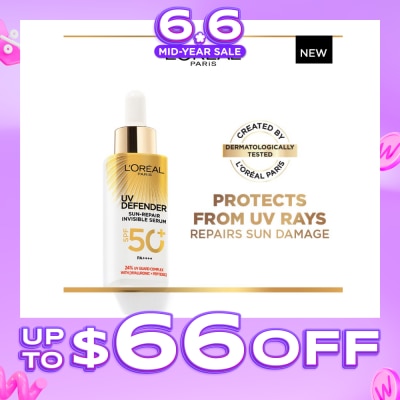 L'OREAL PARIS SKINCARE - UV Defender Sun Repair Invisible Serum SPF50+ PA++++ (Suitable for Sensitive Skin) 30ml
