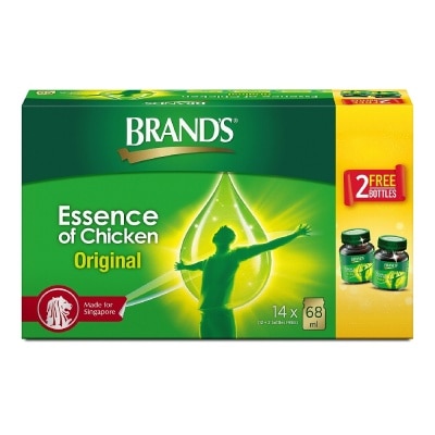 BRAND'S Essence of Chicken Original 68ml x 12s + Free 2s