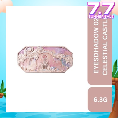 FLOWER KNOWS Moonlight Mermaid Five Color (Jewelry Eyeshadow Palette) 02 Celestial Castle, Helps To Create The Perfect Day To Night Looks 6.3g