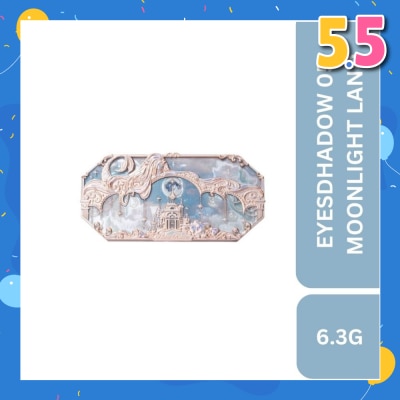 FLOWER KNOWS Moonlight Mermaid Five Color (Jewelry Eyeshadow Palette) 05 Moonlight Land, Helps To Create The Perfect Day To Night Looks 6.3g