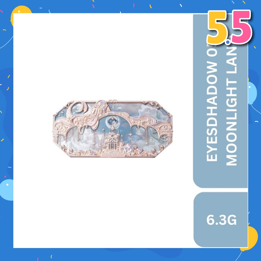Moonlight Mermaid Five Color (Jewelry Eyeshadow Palette) 05 Moonlight Land, Helps To Create The Perfect Day To Night Looks 6.3g