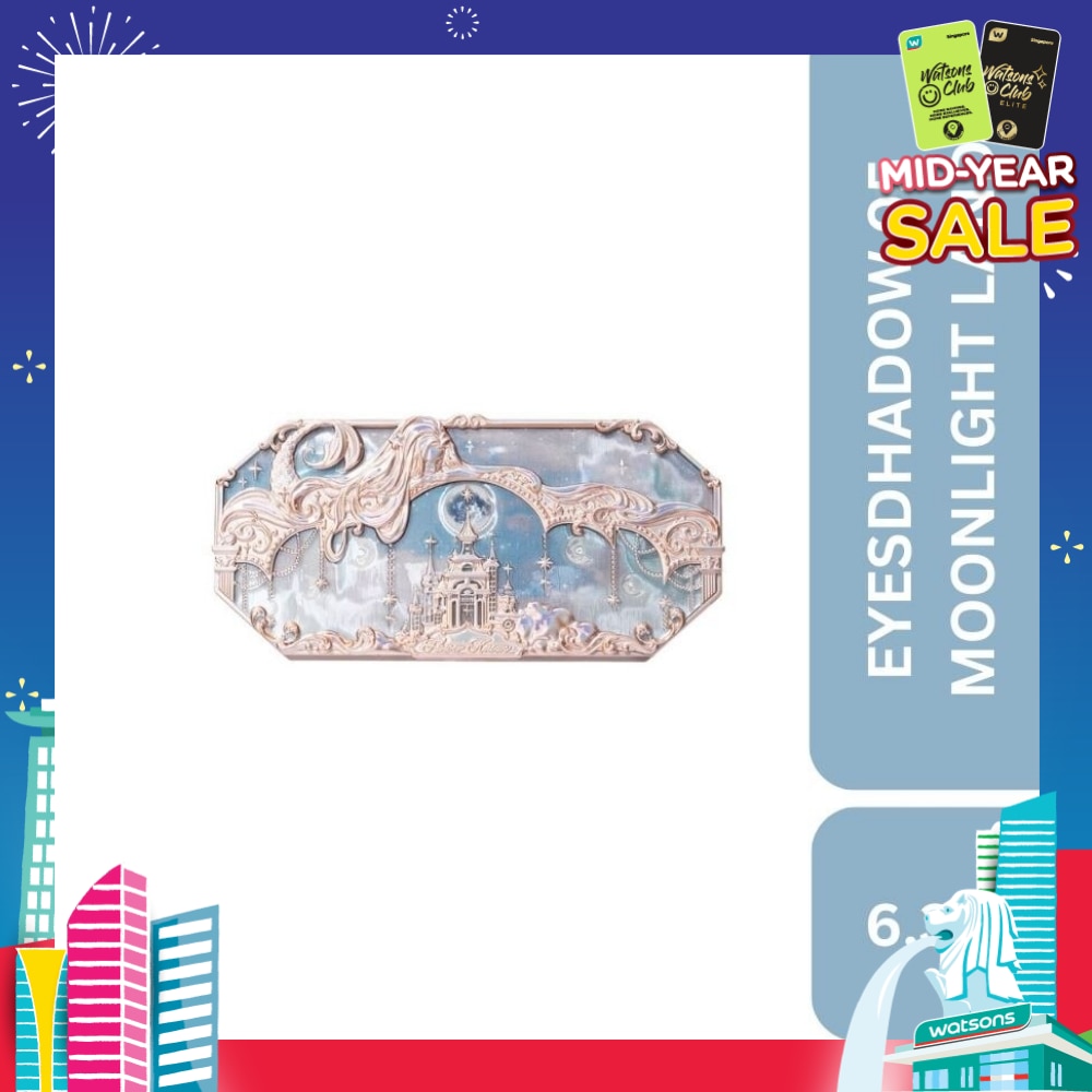 Moonlight Mermaid Five Color (Jewelry Eyeshadow Palette) 05 Moonlight Land, Helps To Create The Perfect Day To Night Looks 6.3g