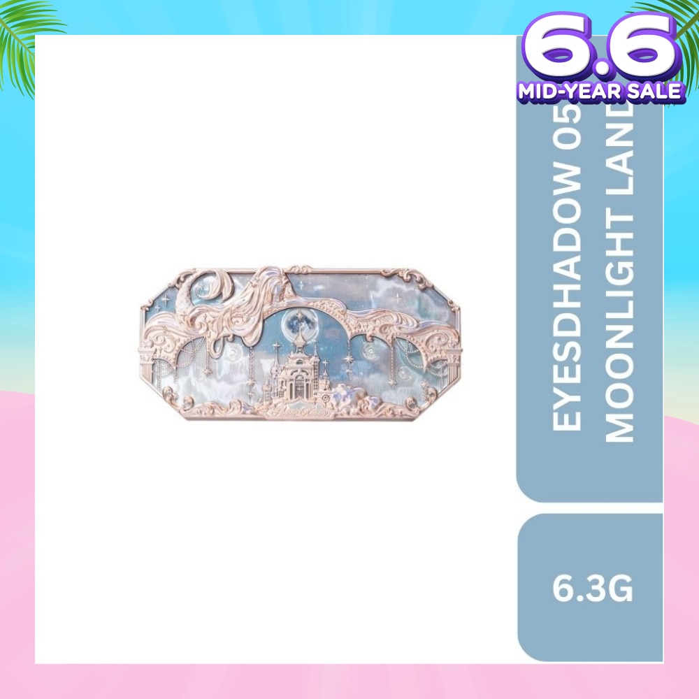 Moonlight Mermaid Five Color (Jewelry Eyeshadow Palette) 05 Moonlight Land, Helps To Create The Perfect Day To Night Looks 6.3g