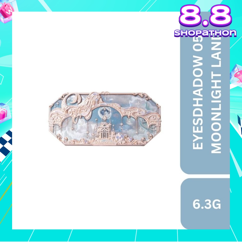 Moonlight Mermaid Five Color (Jewelry Eyeshadow Palette) 05 Moonlight Land, Helps To Create The Perfect Day To Night Looks 6.3g