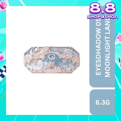 FLOWER KNOWS Moonlight Mermaid Five Color (Jewelry Eyeshadow Palette) 05 Moonlight Land, Helps To Create The Perfect Day To Night Looks 6.3g