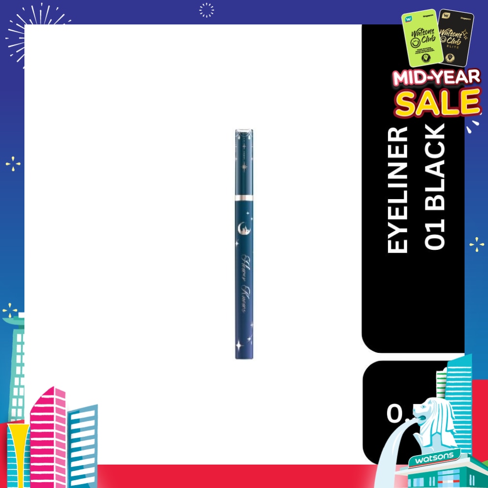 Moonlight Mermaid (Ultra Fine Long Lasting Eyeliner) 01 Black 0.5g