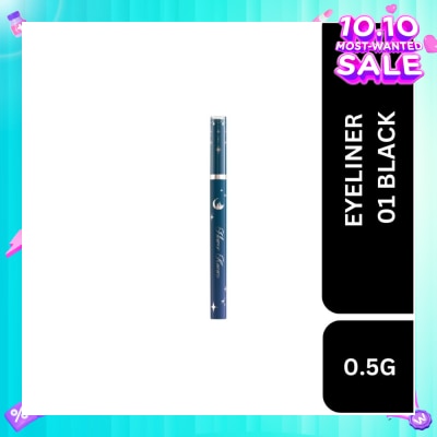 FLOWER KNOWS Moonlight Mermaid (Ultra Fine Long Lasting Eyeliner) 01 Black 0.5g