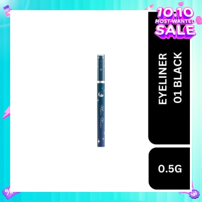 FLOWER KNOWS Moonlight Mermaid (Ultra Fine Long Lasting Eyeliner) 01 Black 0.5g