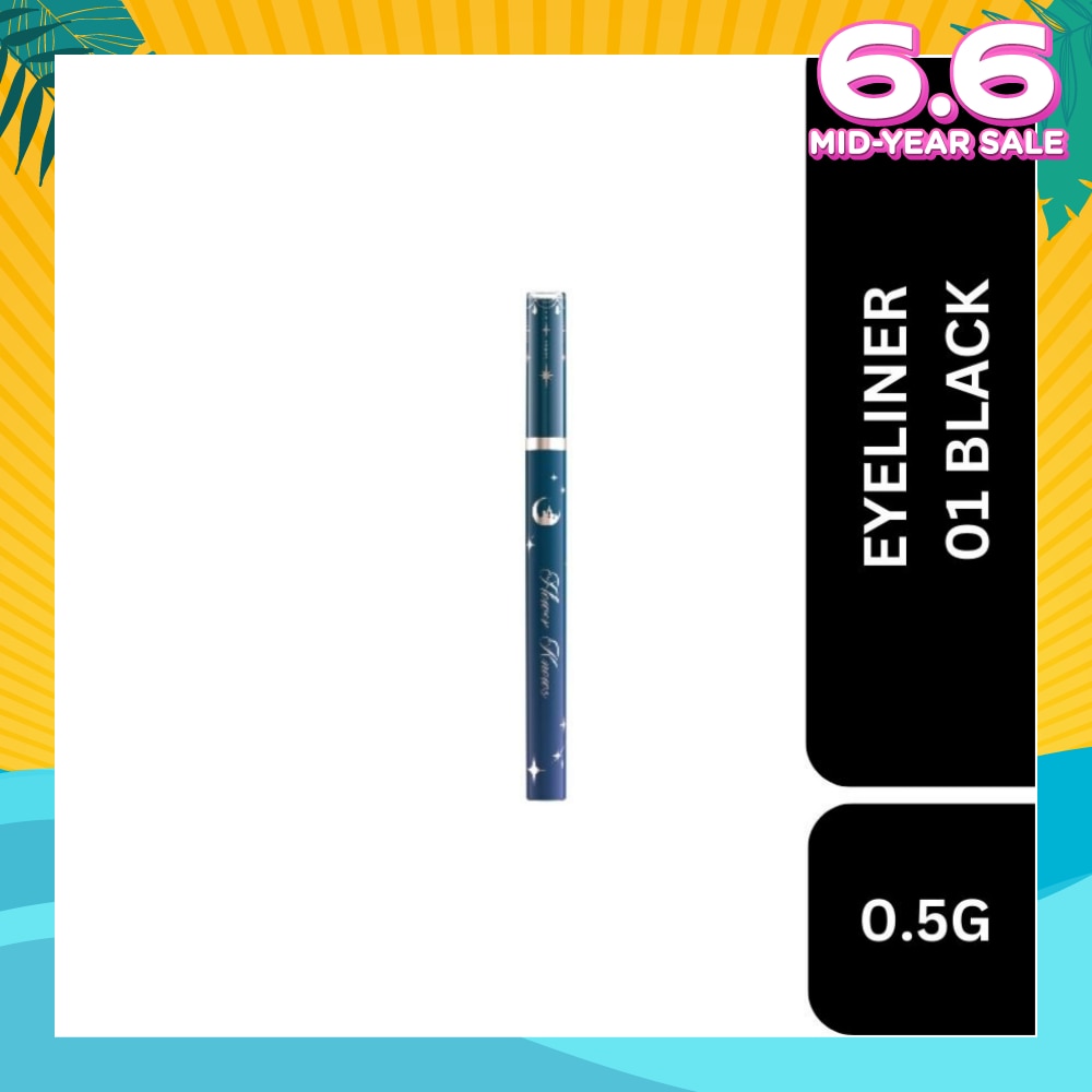 Moonlight Mermaid (Ultra Fine Long Lasting Eyeliner) 01 Black 0.5g