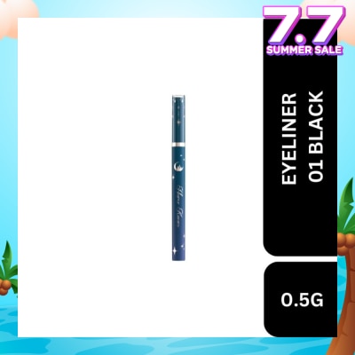 FLOWER KNOWS Moonlight Mermaid (Ultra Fine Long Lasting Eyeliner) 01 Black 0.5g